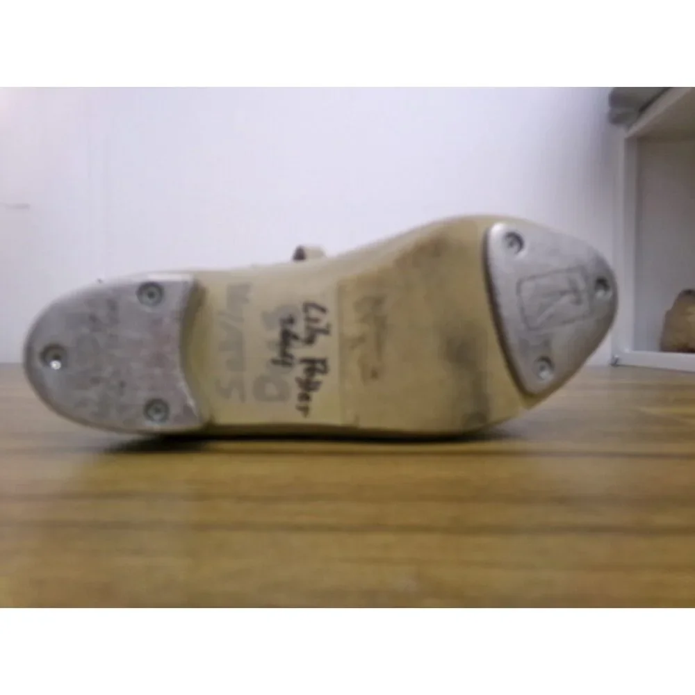 Pre-Owned Dance Tap Shoes Revolution 823 Child 12M Mary Jane Leather Buckle Stu